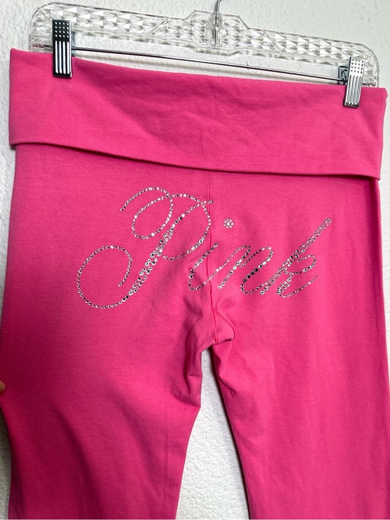 PINK Victoria's Secret Pants - PINK Victoria’s Secret Flare Leggings Foldover Waistband Yoga Pants Medium READ